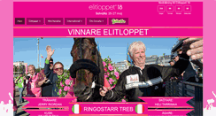 Desktop Screenshot of elitloppet.se